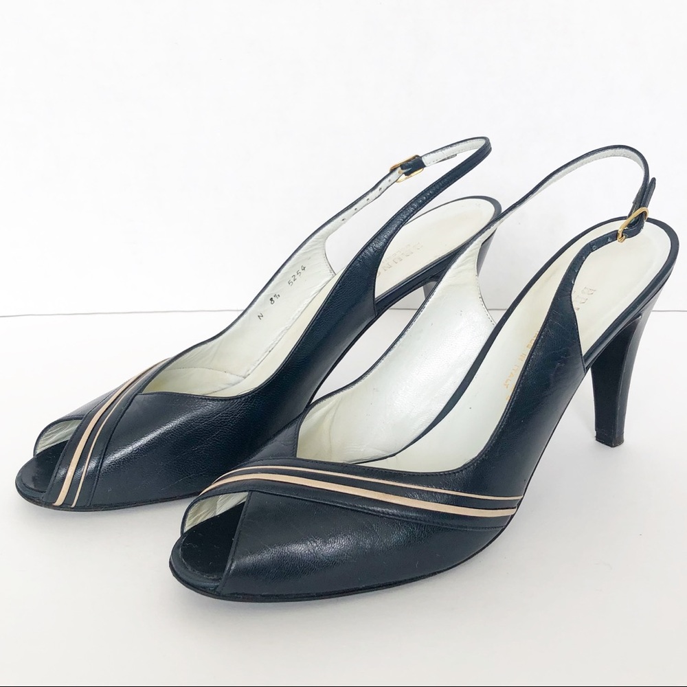 Bruno Magli Slingback Open Toed Dress Pump